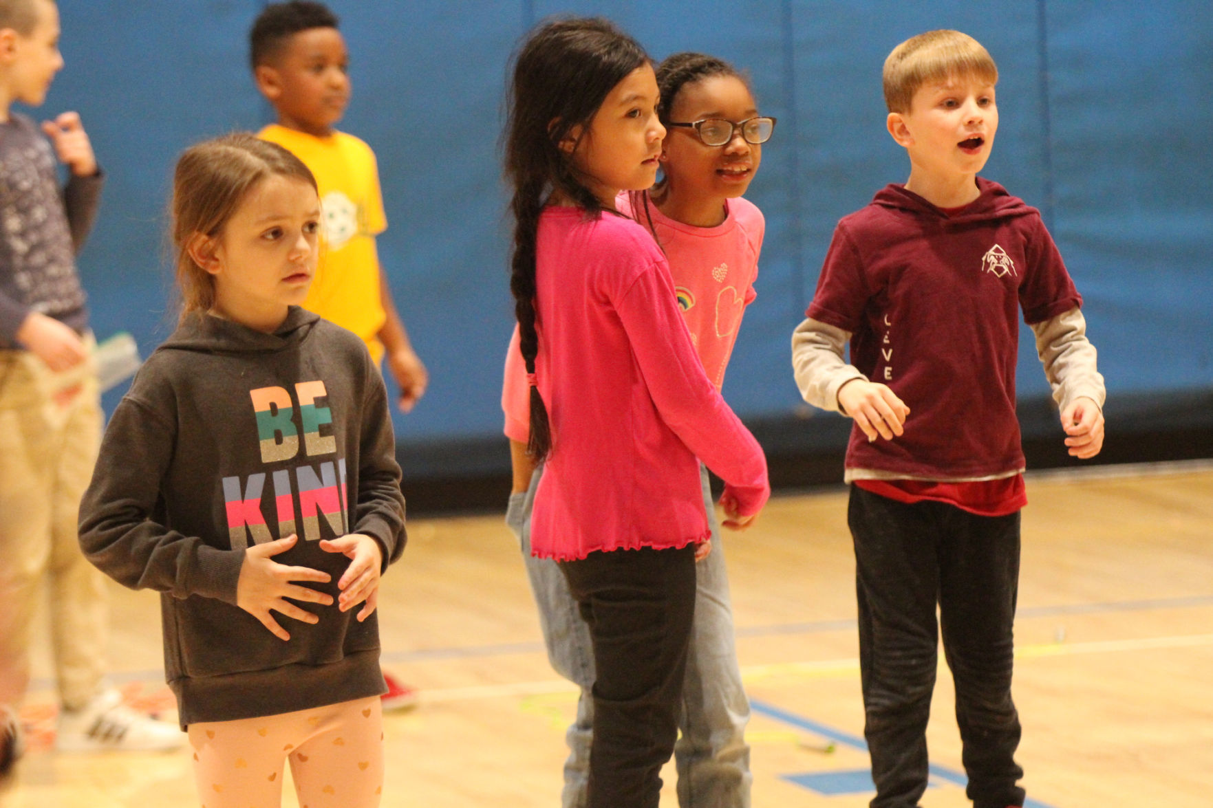 Marsh School dance and jump rope contest